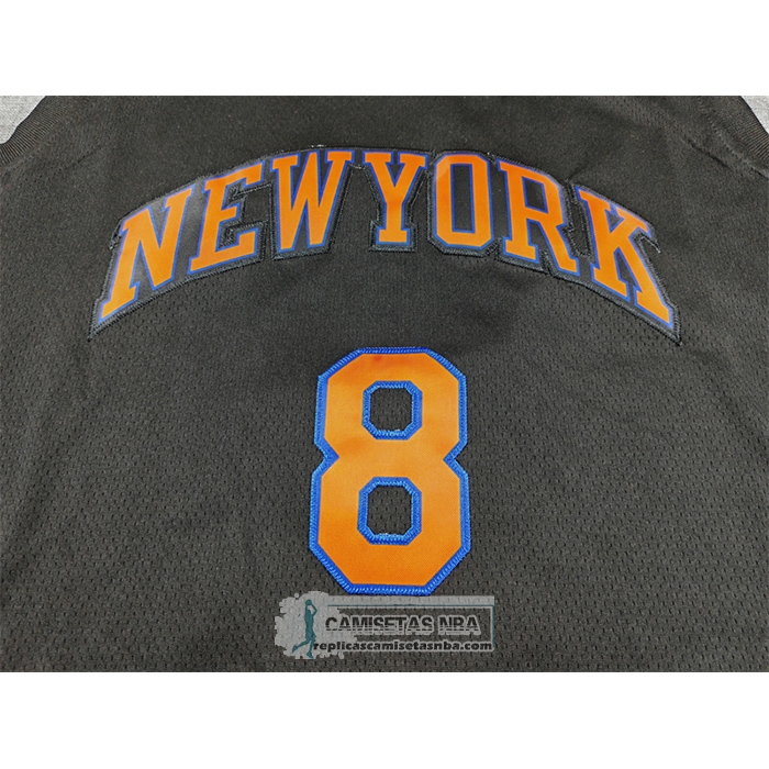 Camiseta New York Knicks Og Anunoby NO 8 Statement 2025-26 Negro